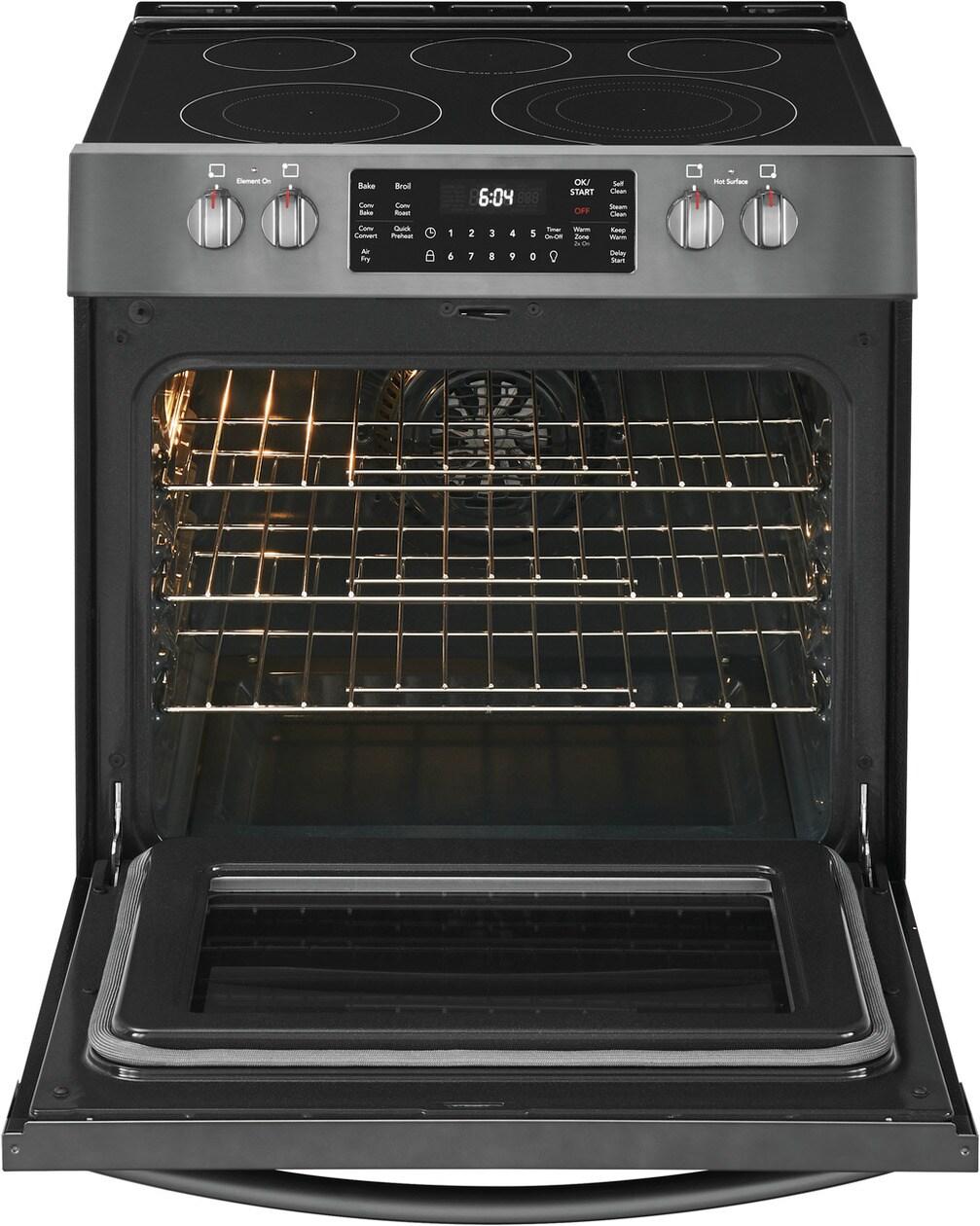 Frigidaire Gallery 30" Front Control Electric Range with Air Fry