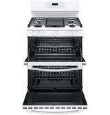 GE® 30" Free-Standing Gas Double Oven Convection Range