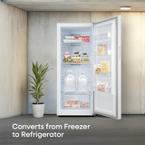 Element 14.0 cu. ft. Upright Convertible Freezer / Refrigerator - White, ENERGY STAR (EUF14CEEW)