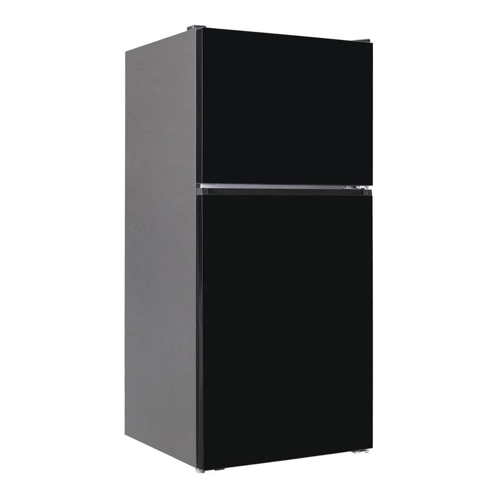 Verona VEFTF3021RBK 30 inch Top Freezer Refrigerator with 21 cu. ft. Total Capacity, Reversible Doors, Recessed Handle, Energy Star (Black)