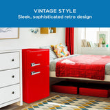 Avanti 3.1 Cu. Ft. Retro Compact Refrigerator - Red