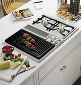 GE Profile 30" Built-In Downdraft Modular Gas Cooktop