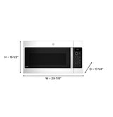 GE Profile™ 1.7 Cu. Ft. Convection Over-the-Range Microwave Oven
