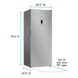 Avanti MaxxSpace Insulation™ Technology Garage-Ready Frost-Free Convertible Upright Freezer, 23 cu. ft., ENERGY STAR, Stainless Steel Look (AV230VFLJM0SS)