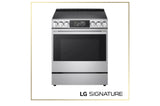LG SIGNATURE 6.3 cu. ft. Smart Induction Slide-In Range with Dynamic ProBake Convection®, Air Fry, Air Sous Vide, Pizza mode and AI Gourmet Camera