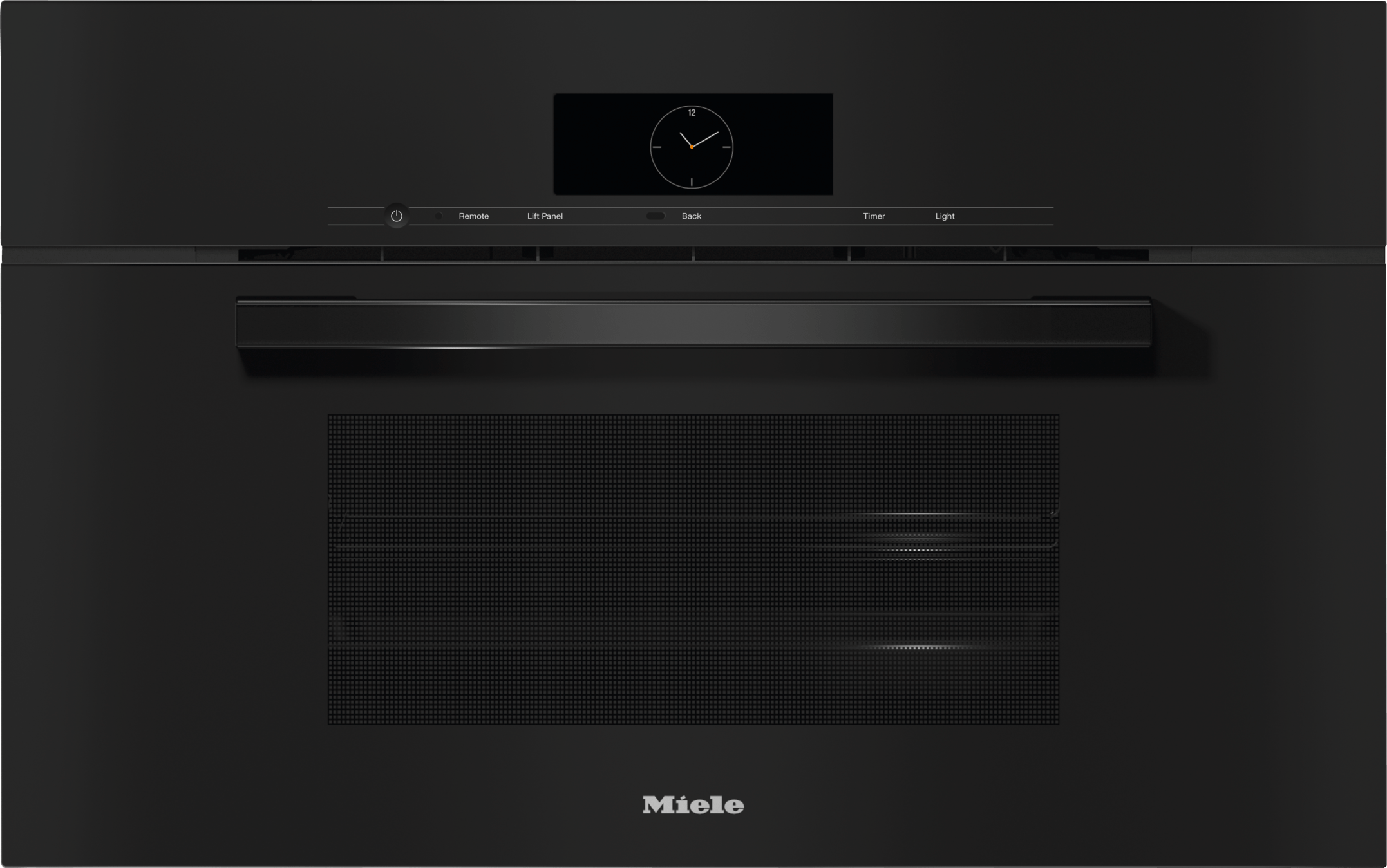 DGC 7870 Obsidian black - 30" Compact Combi-Steam Oven XL for steam cooking, baking, roasting with roast probe + menu cooking.