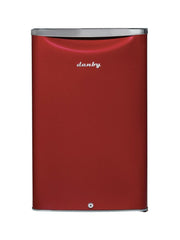 Danby 4.4 cu. ft. Retro Compact Fridge in Metallic Red ()
