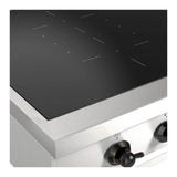 ILVE UHCPI486NSSB Nostalgie II 48 inch Built-In Induction Rangetop with 6 Elements, Stainless Steel (Burnished)