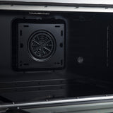 Forno Marco 36-Inch Dual Fuel Range, Stainless Steel, 6 Burners, 67,000 BTU, True Convection Oven, Energy Efficient