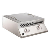 Built-In Flat Top SIZZLE ZONE Head Stainless Steel with two Infrared Burners