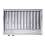 Forno Biagio 36-Inch Wall Mounted Range Hood, Stainless Steel, Heavy Duty