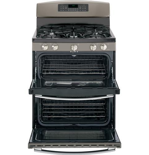 GE® 30" Free-Standing Gas Double Oven Range