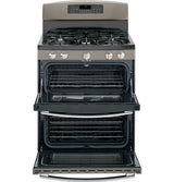 GE® 30" Free-Standing Gas Double Oven Range