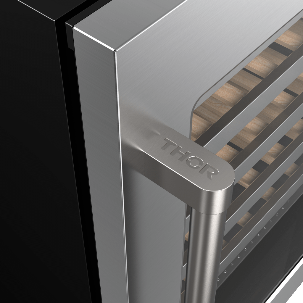 Thor Kitchen 24-inch Single Zone Wine Cooler, 46 Wine Bottle Capacity - Model Twc24us