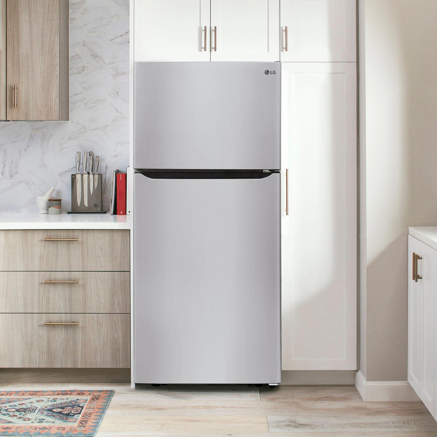 20 cu. ft. 30-inch Wide Top Freezer Refrigerator - Stainless Steel