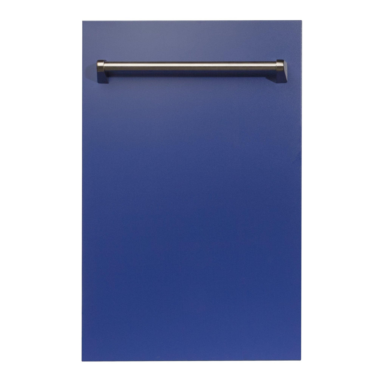 ZLINE 18 in. Compact Top Control Dishwasher with Stainless Steel Tub and Traditional Handle, 52dBa (DW-18) [Color: Blue Matte]