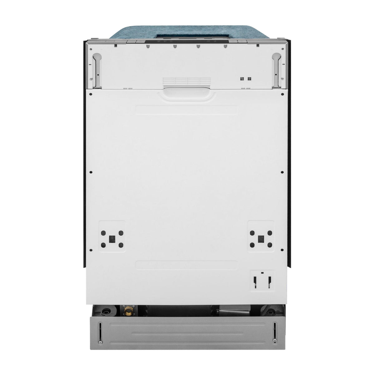 ZLINE 18 in. Compact Top Control Dishwasher with Stainless Steel Tub and Modern Style Handle, 52 dBa (DW-18) [Color: DuraSnow Stainless Steel]