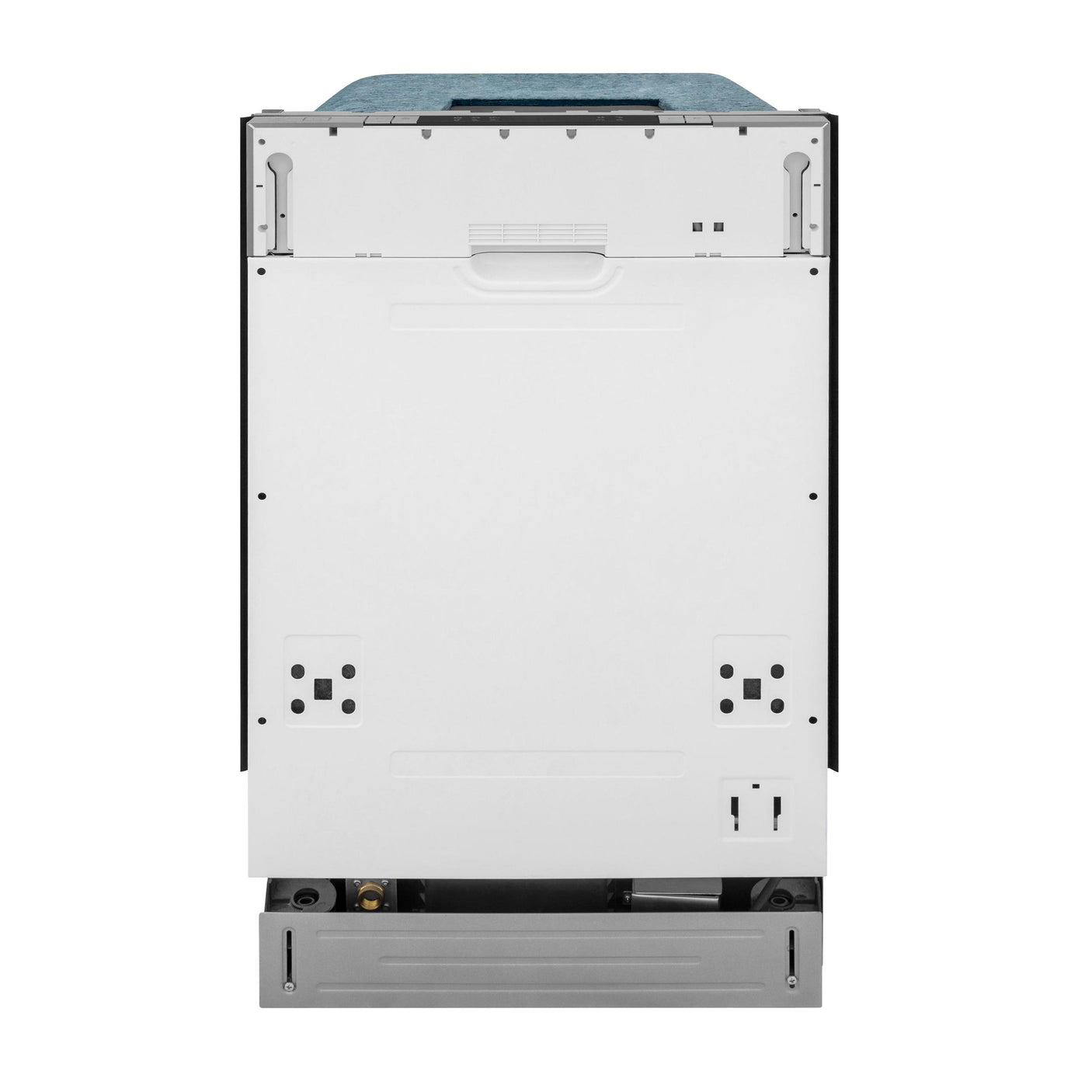 ZLINE 18 in. Compact Top Control Dishwasher with Stainless Steel Tub and Modern Style Handle, 52 dBa (DW-18) [Color: DuraSnow Stainless Steel]