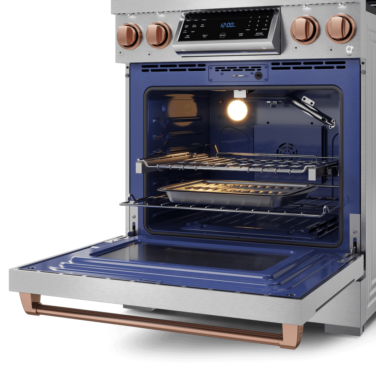 30 Inch Professional Lp Range With Tilt Panel Touch Control In Stainless Steel/rose Gold  Gordon Ramsay Series
