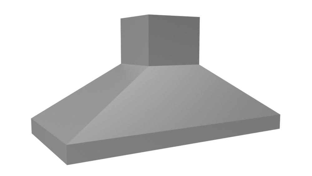 48" 1100 CFM Euro-Style Island Range Hood Stainless Steel