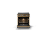 30"W. Induction Range (Finish: Golden Hour, Trim: Polished Chrome)