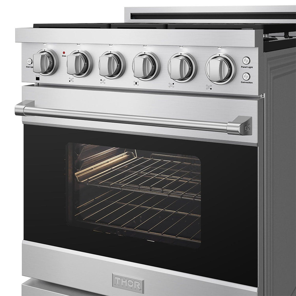 30 Inch Professional Gas With Precision Knob Control In Stainless Steel