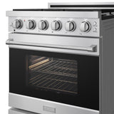 30 Inch Professional Gas With Precision Knob Control In Stainless Steel