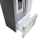 500 Series French Door Bottom Mount Refrigerator 36" Stainless steel (with anti-fingerprint), Total No Frost