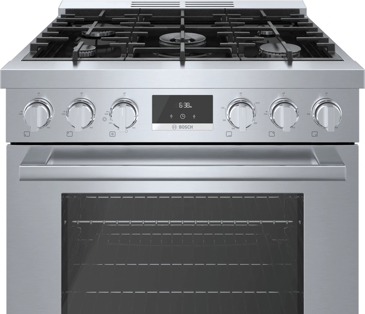 800 Series Dual Fuel Freestanding Range 30" Stainless Steel