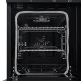 Forno Paolo 48 Inch Freestanding Electric Range in Black with Antique Brass, 6.7 cu.ft, True Convection Oven, Energy Efficient