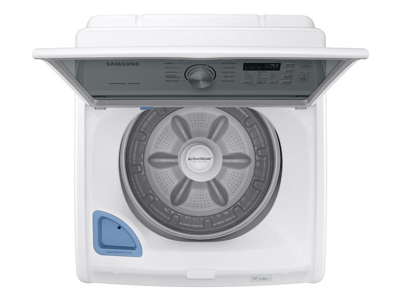 4.4 cu. ft. Top Load Washer with ActiveWave™ Agitator and Active WaterJet in White