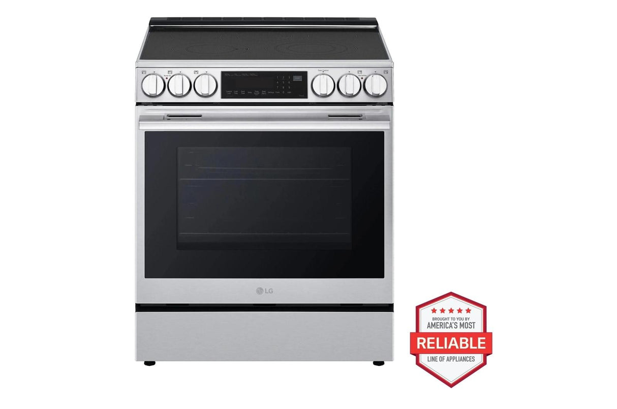 6.3 cu. ft. Smart Electric Slide-in Range with InstaView®, ProBake Convection®, and Air Fry