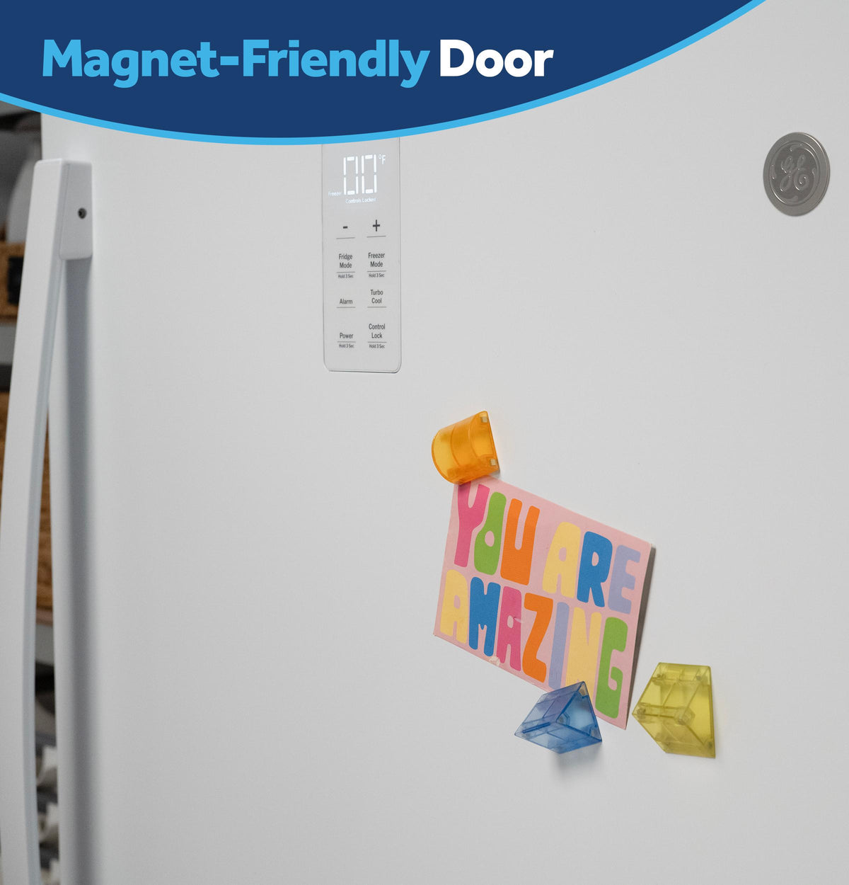 GE® 14.3 Cu. Ft. Garage Ready Convertible Upright Freezer
