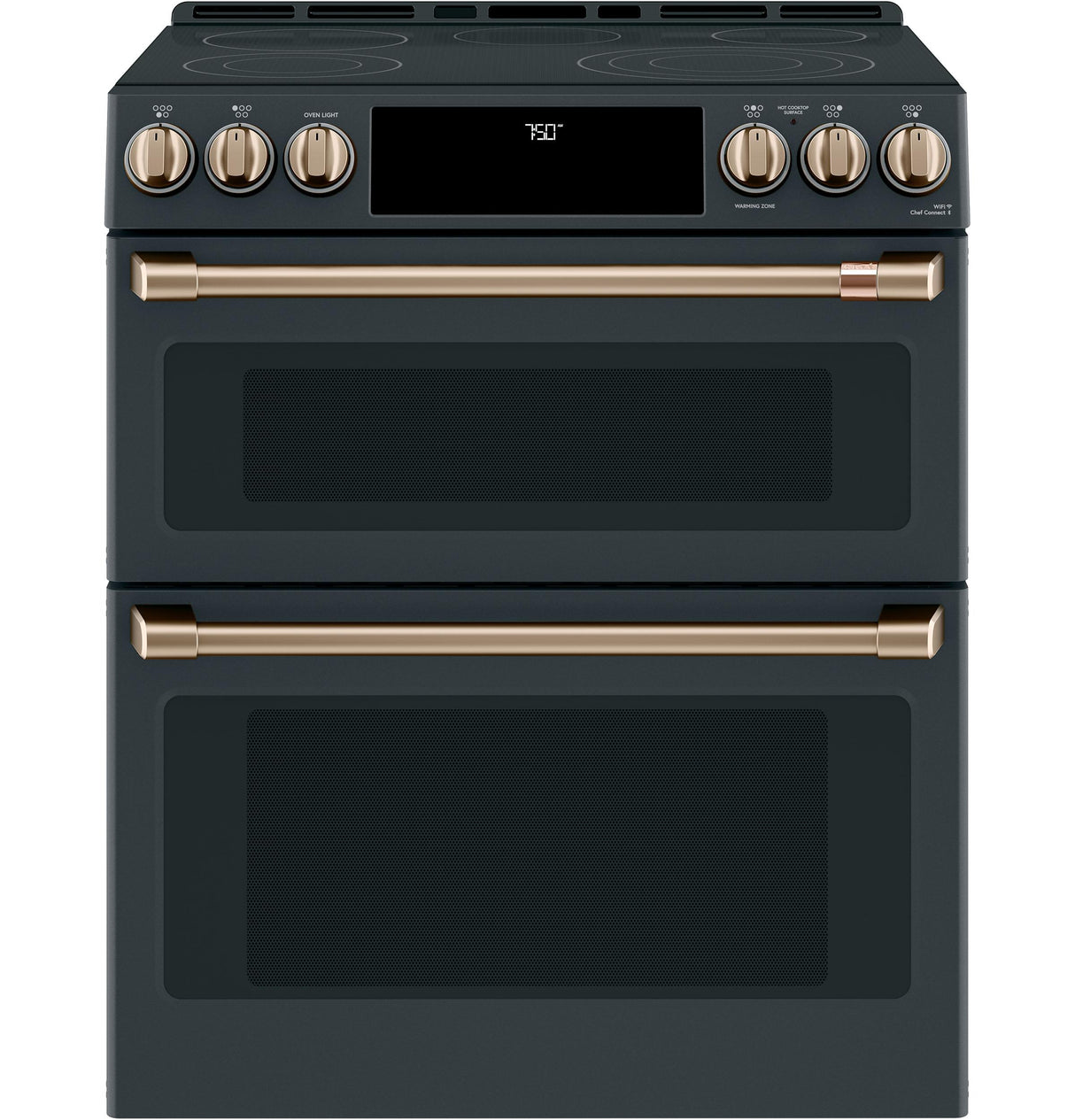 Café™ Front Control Electric Knobs and Handles - Brushed Bronze