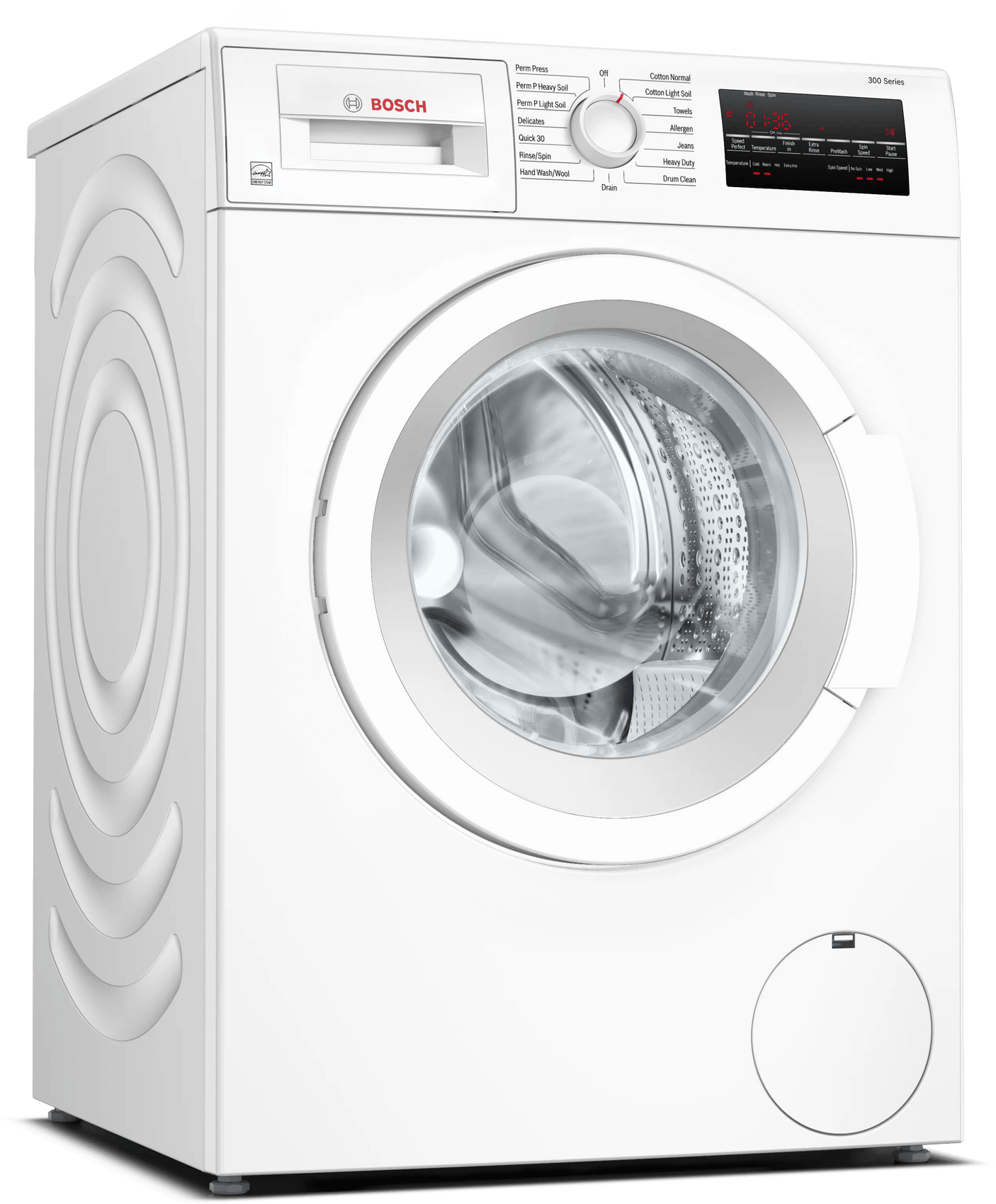 300 Series Compact Washer , White