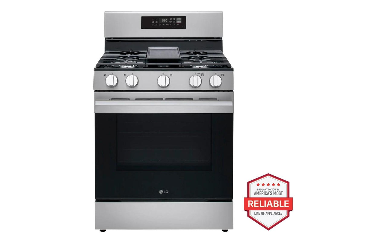 6.3 cu. ft. Smart Wi-Fi Enabled Probake Convection® Gas Range with Air Fry & EasyClean®