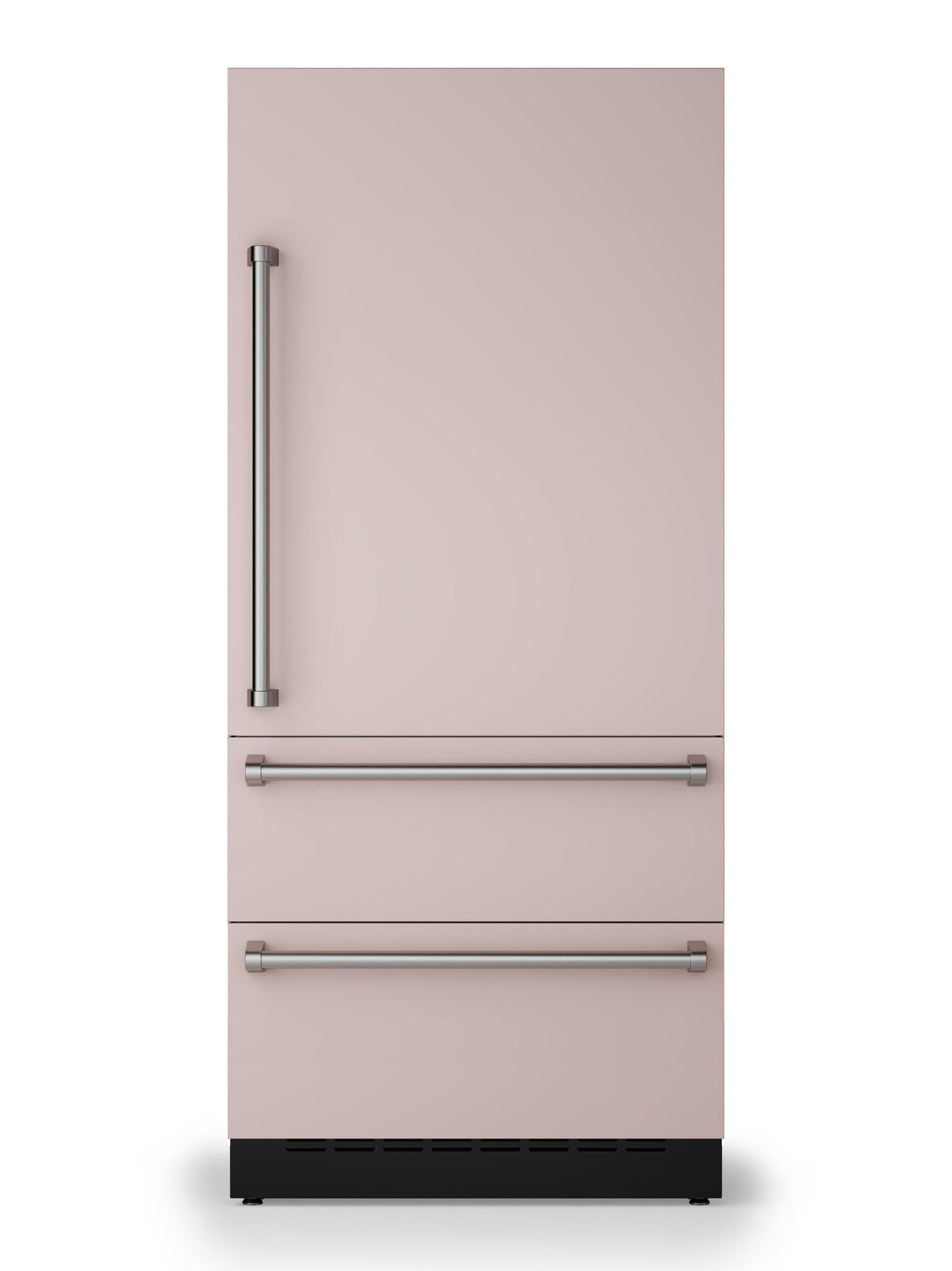 36"W. Integrated Bottom Freezer Door Panel Right Hinge - Blush