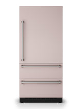 36"W. Integrated Bottom Freezer Door Panel Right Hinge - Blush