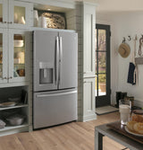GE Profile™ Series 22.1 Cu. Ft. Counter-Depth French-Door Refrigerator with Door In Door and Hands-Free AutoFill