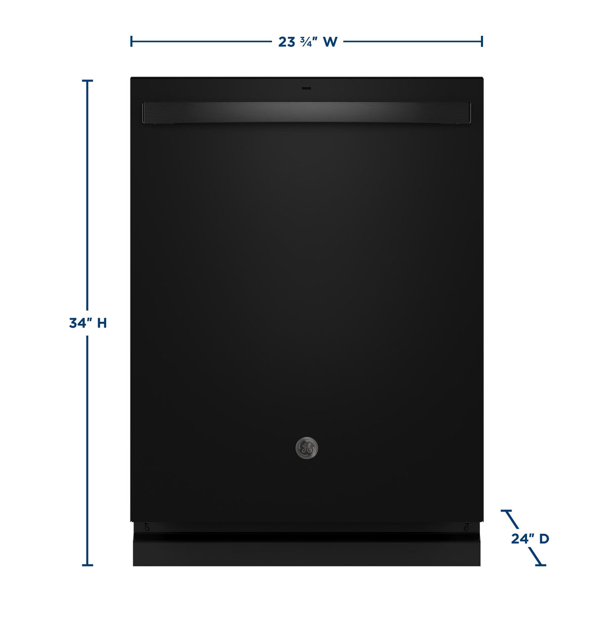 GE® ENERGY STAR® Top Control with Stainless Steel Interior Dishwasher with Sanitize Cycle