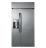 GE Profile™ Series 48" Built-In Side-by-Side Refrigerator with Dispenser