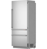 CAFE™ 36" Panel-Ready Integrated Bottom-Freezer Refrigerator - Right Swing