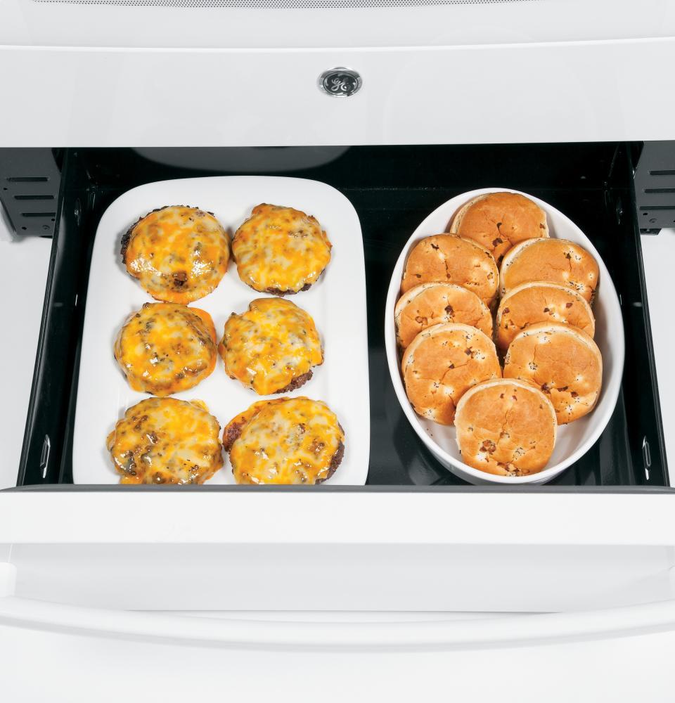 GE Profile Series 30" Dual-Fuel Free-Standing Range with Warming Drawer