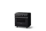 36"W. Sealed Burner Gas Range (Burner: 6b, Finish: Onyx, Trim: Polished Chrome, Fuel: Natural Gas)