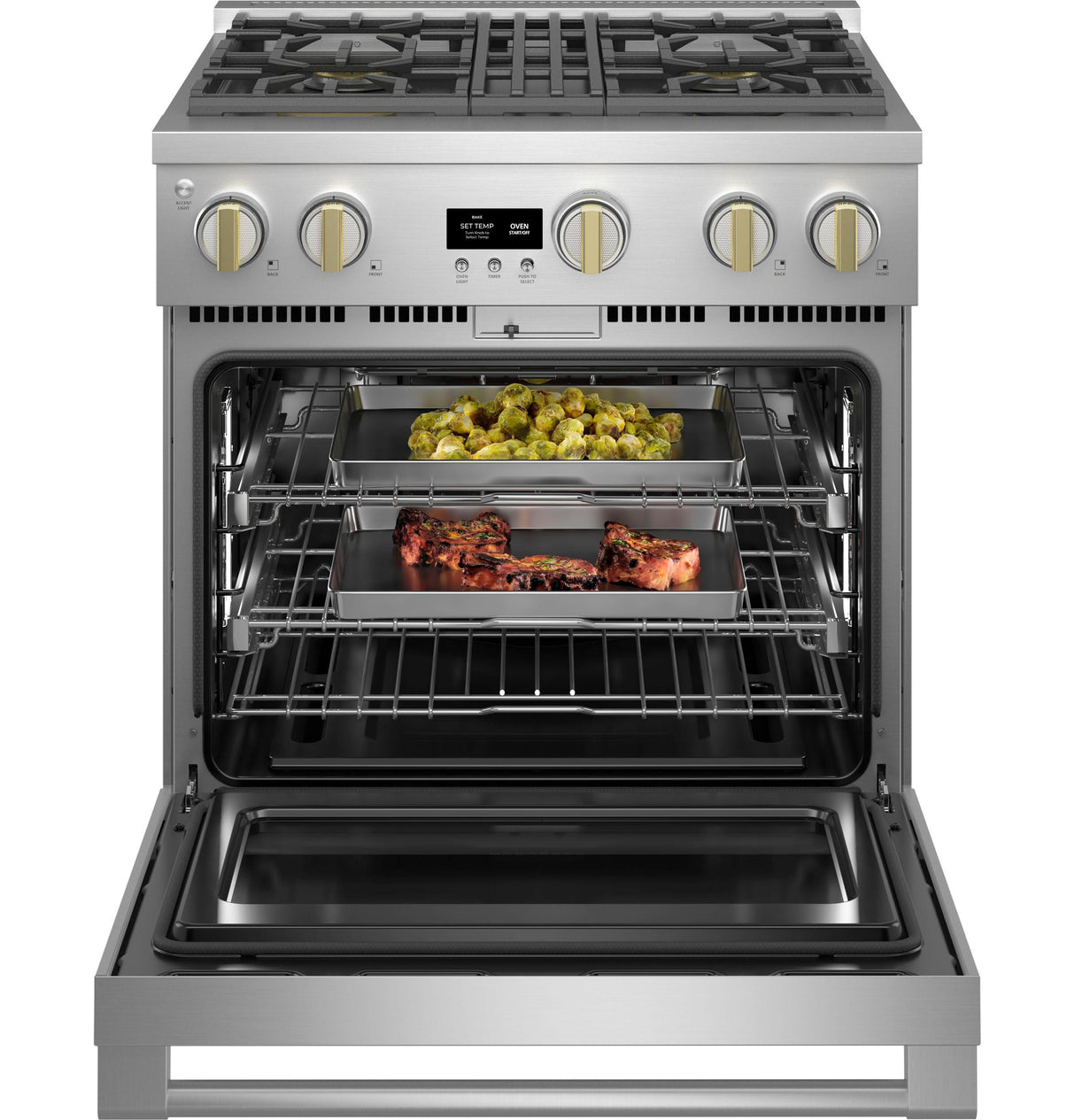 Monogram 30" All Gas Professional Range with 4 Burners
