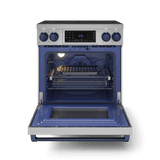 30 Inch Professional Electric Range With Tilt Panel Touch Control In Stainless Steel/navy Blue  Gordon Ramsay Series