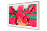 85 Inch The Frame Custom Bezel - Sand Gold Metal Magnetic Attachment  Easy Install  Premium Finish
