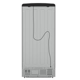 Forno Luigi 33-Inch French Door Refrigerator, 18 cu.ft, Black Finish, Antique Brass Handles, ENERGY STAR Certified