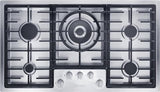 36" 5-Burner KM 2355 LP Gas Cooktop - KM2355 LP