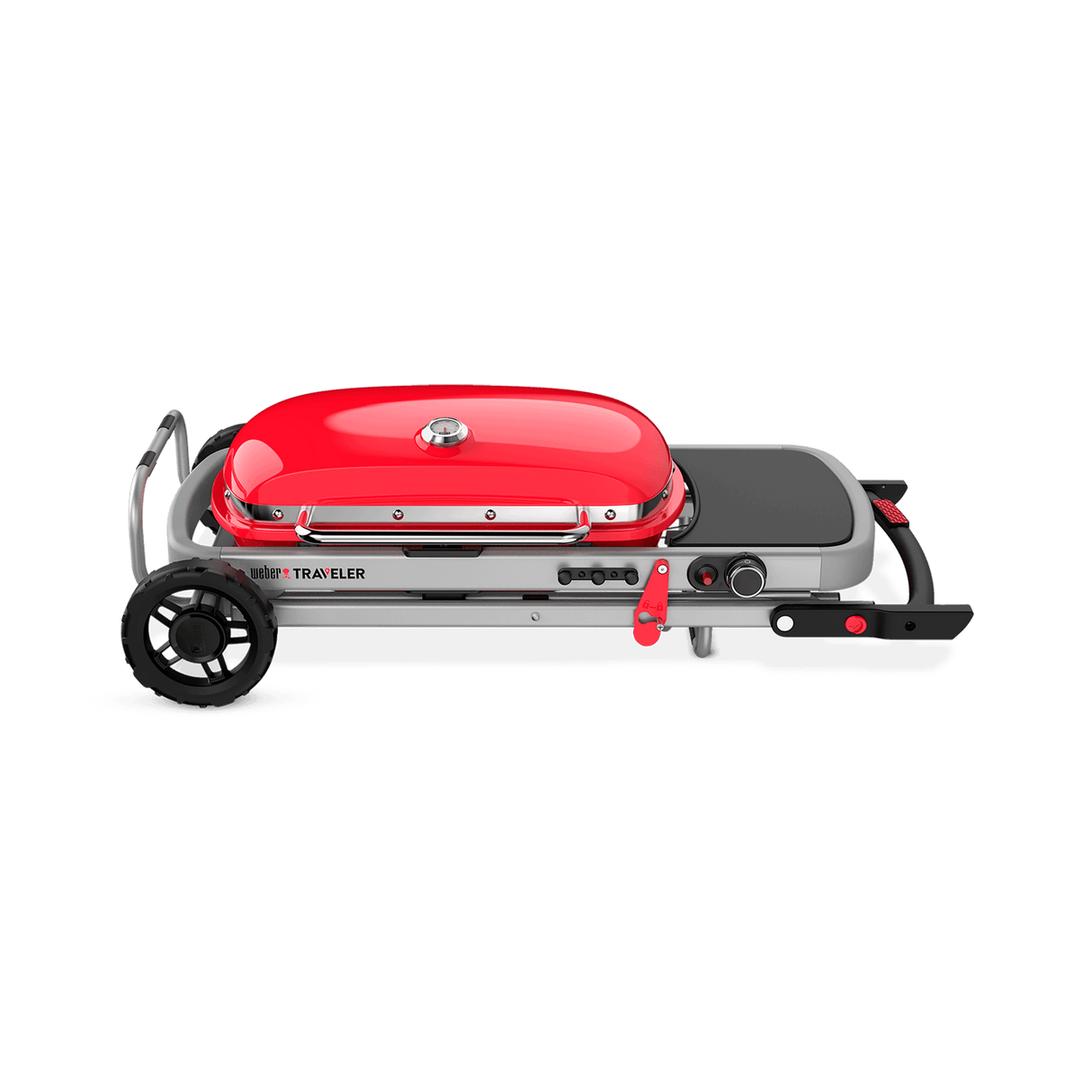 WEBER 9030001 Weber Traveler® Portable Gas Grill - Red – Park Ave